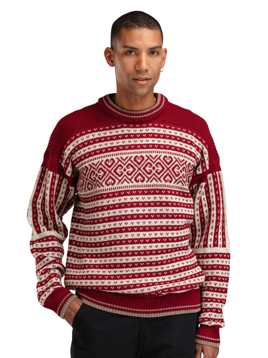 Ramberg Masc  Sweater Redrose Mountainstone Sand mel