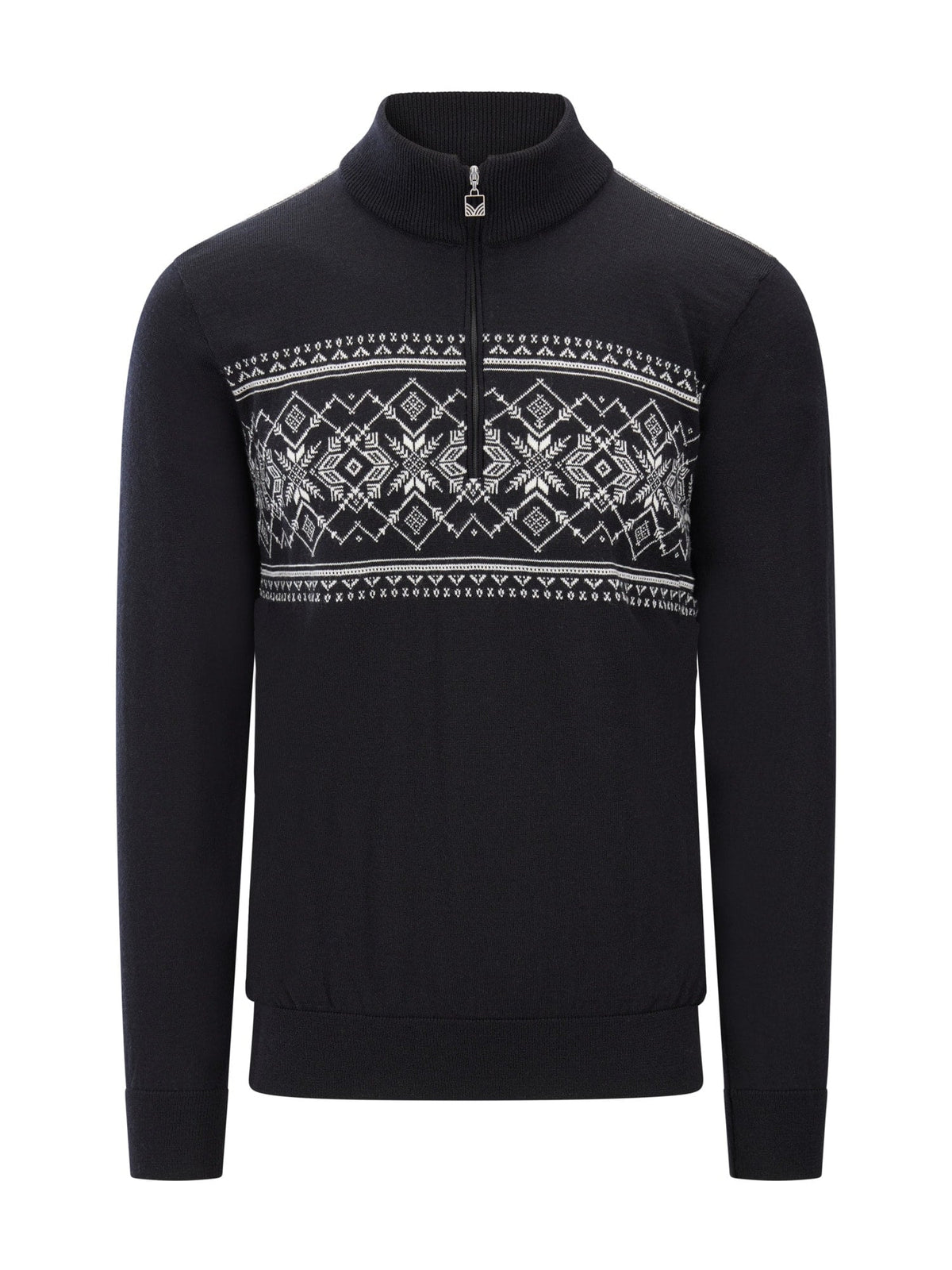 Liaset Men's Sweater Black Offwhite