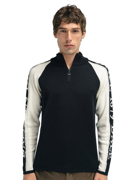 Skarstind 1879 Masc Sweater Black Offwhite