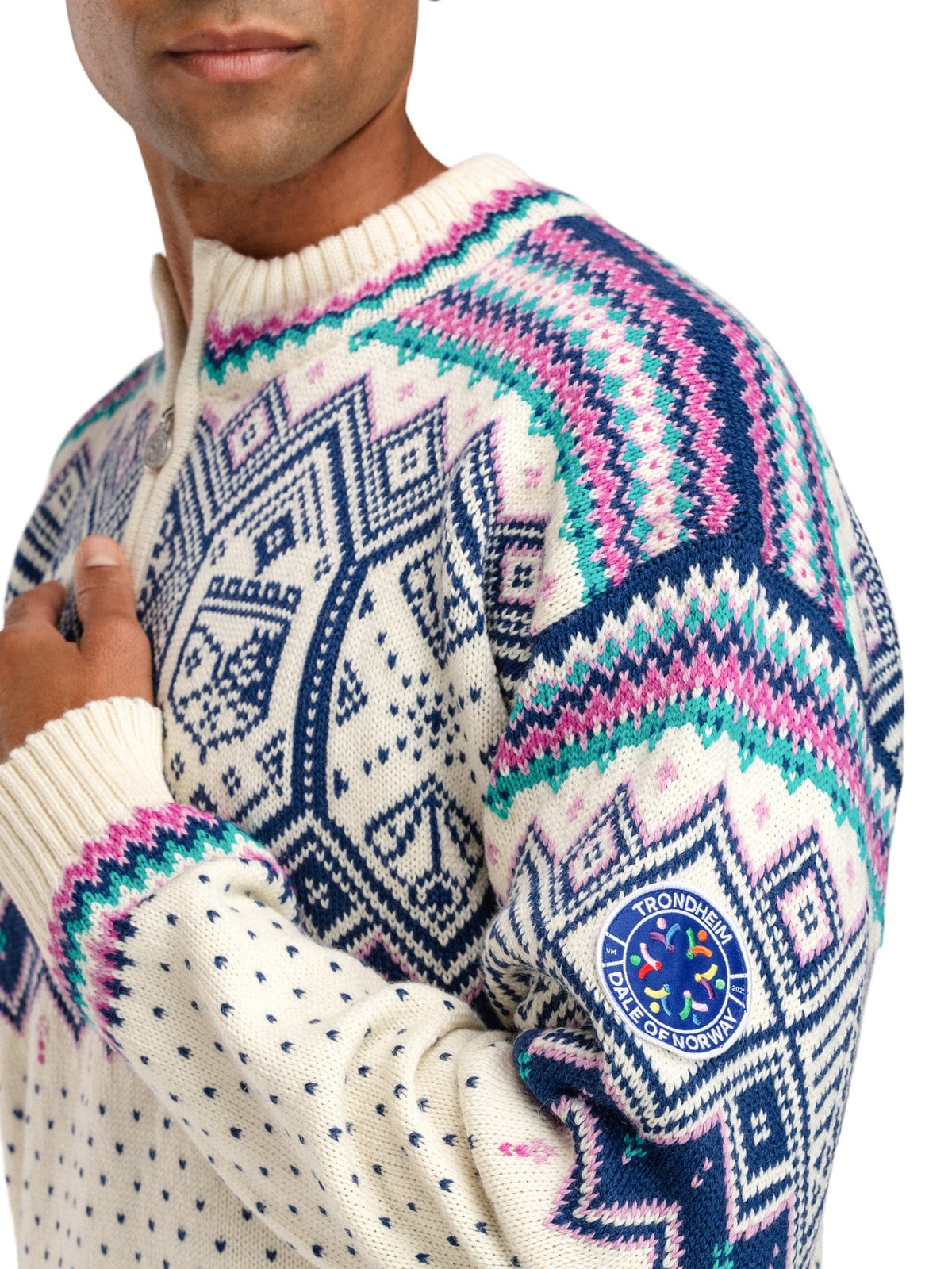 VM Trondheim Masc. Sweater White