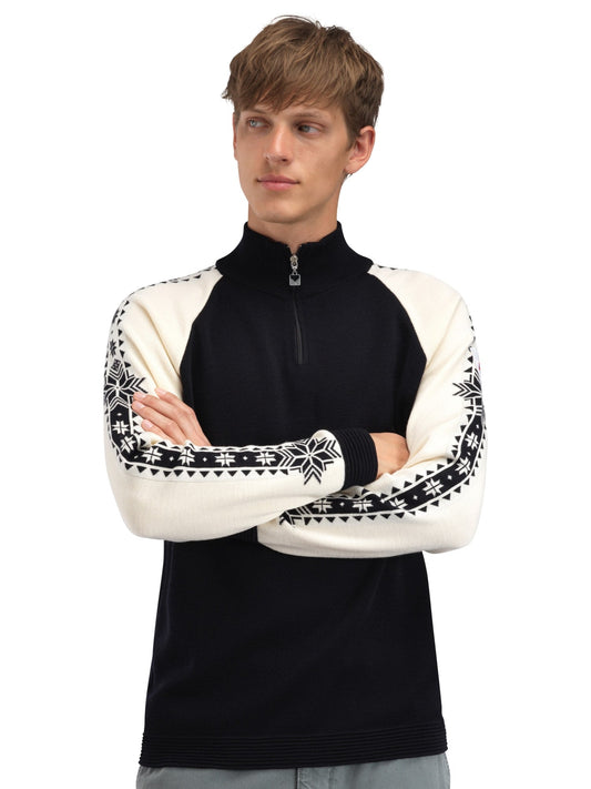 Geilo Masc Sweater Black Offwhite