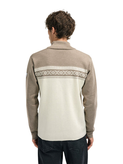 Dalestølen masc sweater Mountainstone Offwhite