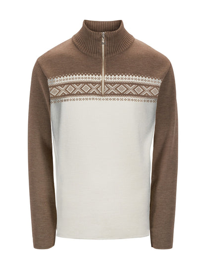 Dalestølen masc sweater Mountainstone Offwhite