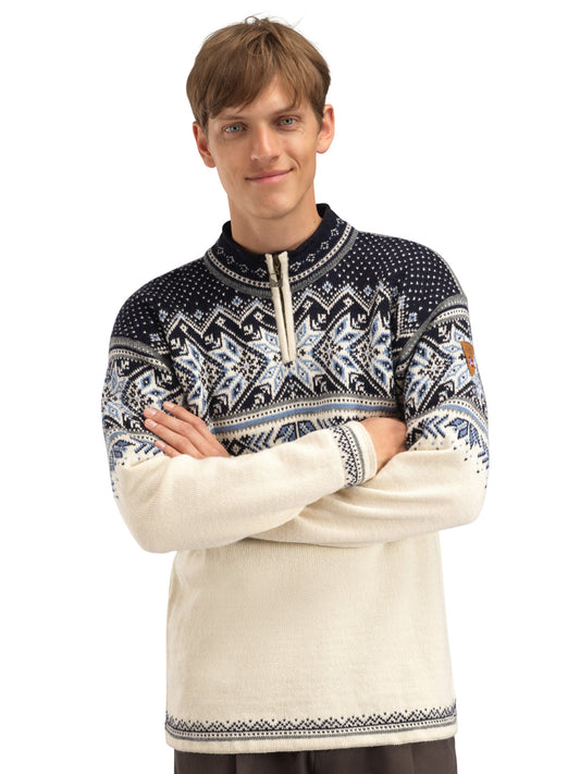 Vail Masc Sweater Offwhite Smoke Midnightnavy