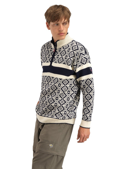 Team Norway Cortina Masc Sweater Navy Offwhite