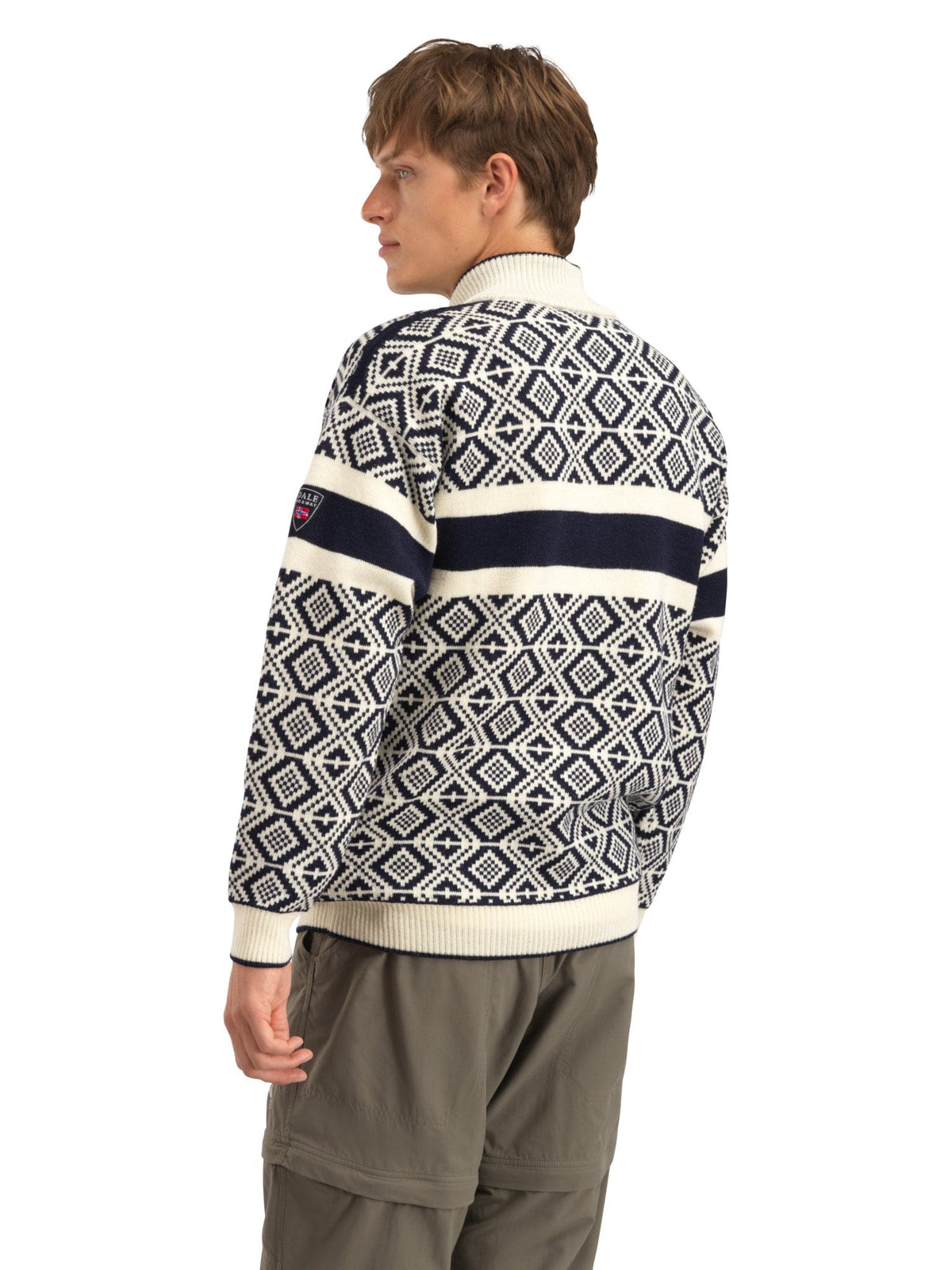 Team Norway Cortina Masc Sweater Navy Offwhite
