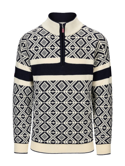Team Norway Cortina Masc Sweater Navy Offwhite