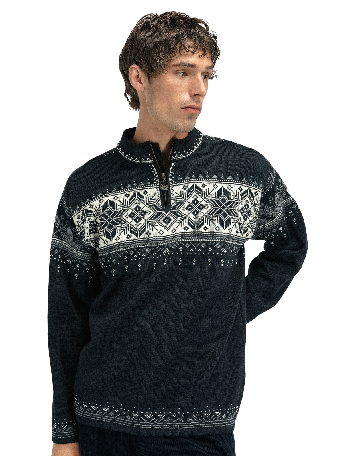 Blyfjell Sweater Black smoke Offwhite Lgtcharco