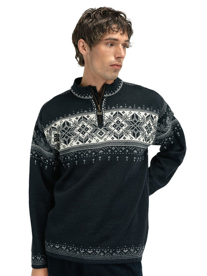 Blyfjell Sweater Black smoke Offwhite Lgtcharco