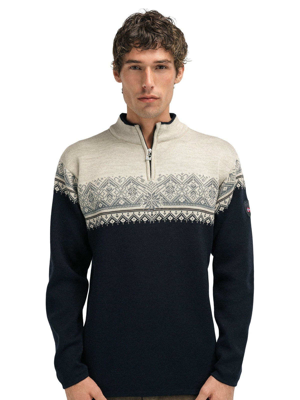 Moritz Masc Sweater Black Sandstone