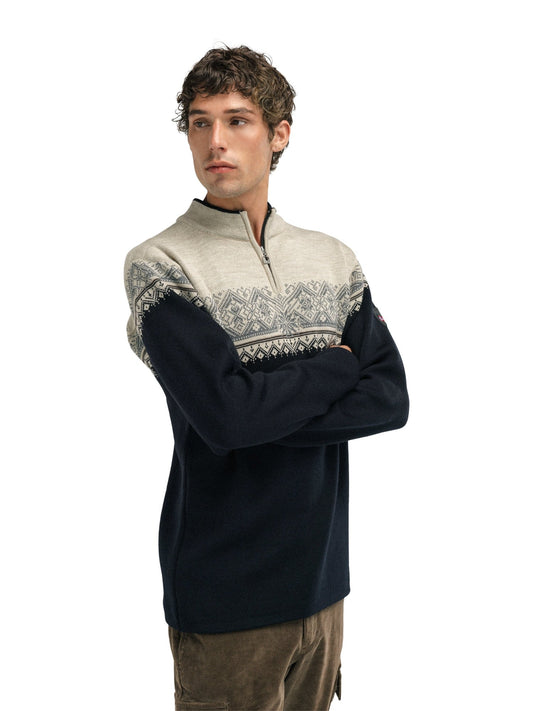 Moritz Masc Sweater Black Sandstone
