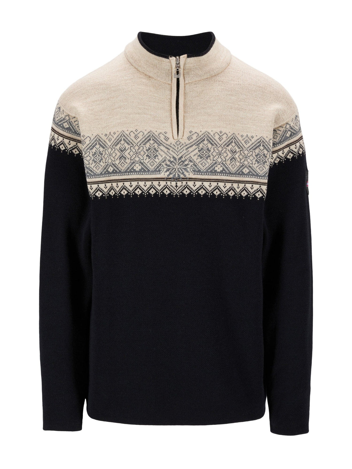 Moritz Masc Sweater Black Sandstone